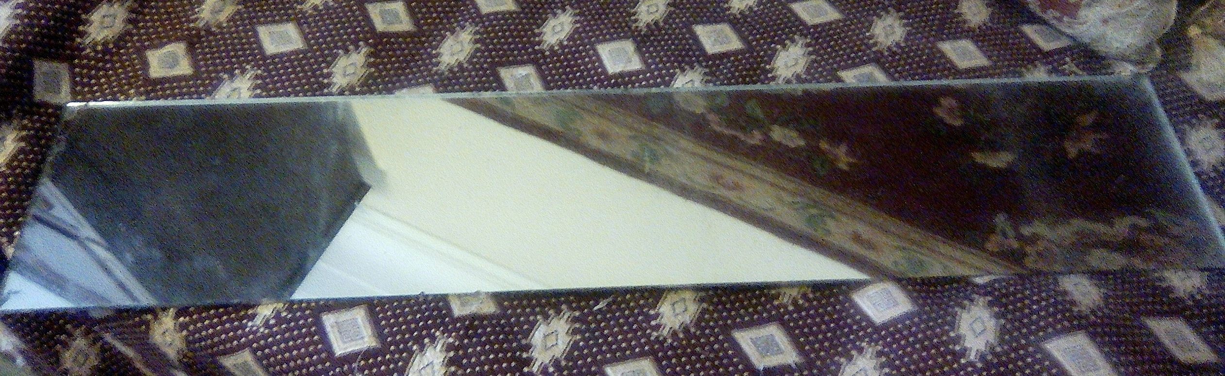 Coupez le miroir vous-même