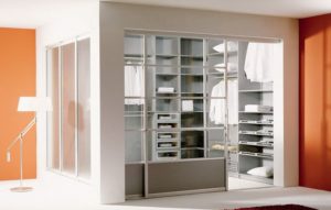 Armoire en plaques de plâtre.