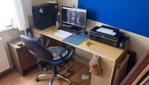 Chaise d'ordinateur bricolage