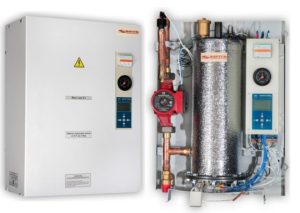 Nouvelle chaudière électrique à éléments chauffants.