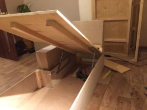 Canapé d'angle bricolage