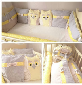 Décorations pour le côté d'un berceau