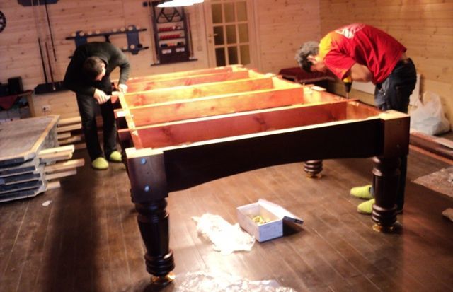 Installation du chariot.