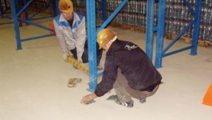 Installation d'étagères