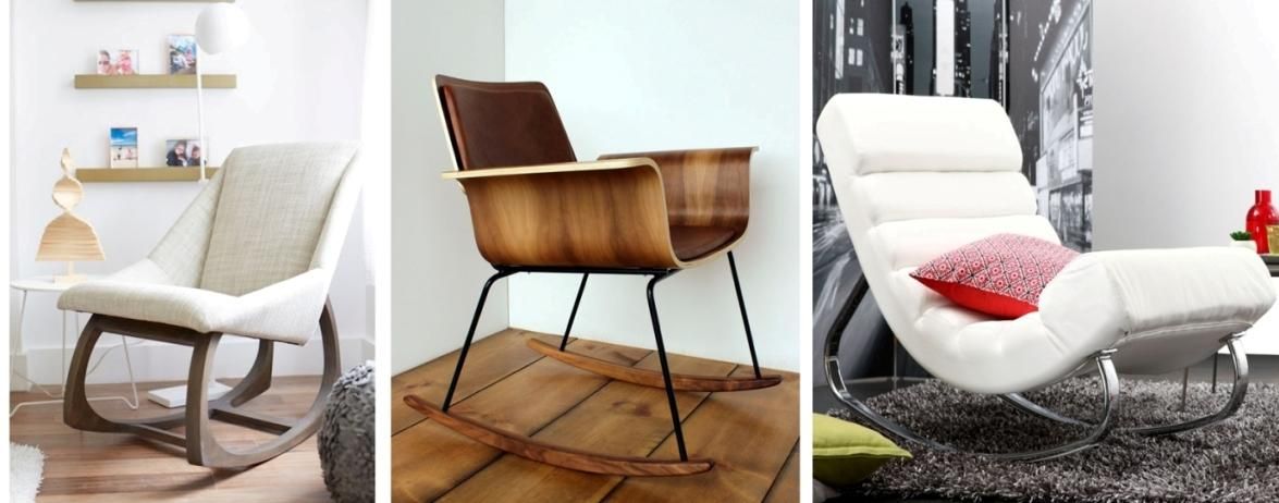 Options de chaise berçante.