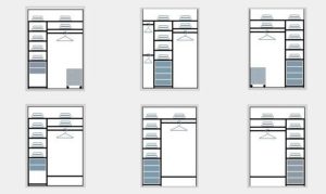 Options de remplissage des armoires coulissantes