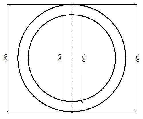 dessin pour une table ronde