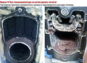 Nettoyer la chaudière de la suie