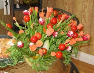 bouquet de fleurs, coupe pour la table