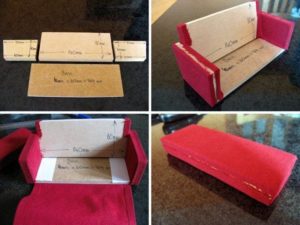 Canapé DIY pour poupées