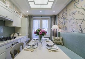 Canapé dans la cuisine