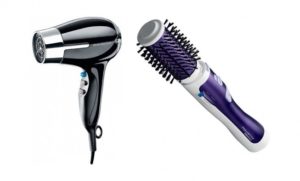 sèche-cheveux ou brosse sèche-cheveux