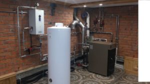 Une chaudière à gaz