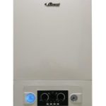 Une chaudière à gaz.