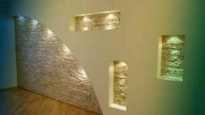 mur en plaques de plâtre