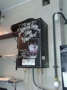 chaudron comme élément décoratif