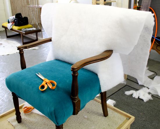 Fauteuil DIY à partir d'une chaise