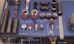 matériaux et outils pour fabriquer une chaudière