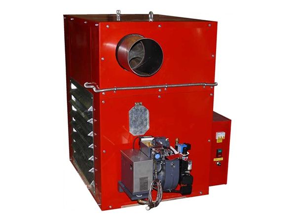 Four fonctionnant aux huiles usées.