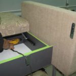 démontage du canapé