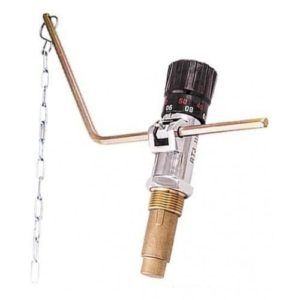 régulateur de tirage sur la chaudière