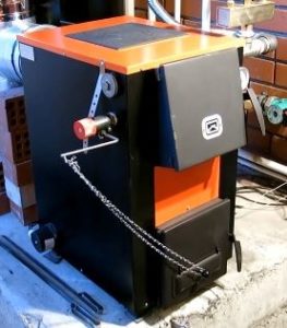 régulateur de tirage sur la chaudière