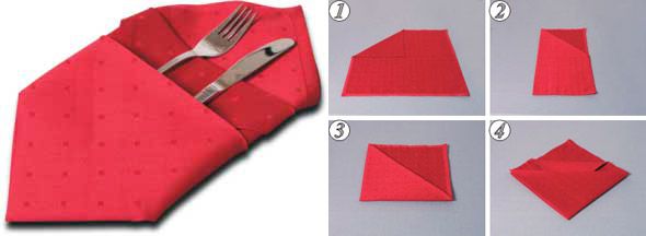 serviettes de service