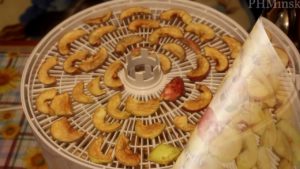 sécher les pommes dans un séchoir