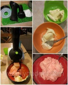 la glace est une des fonctions d'une yaourtière