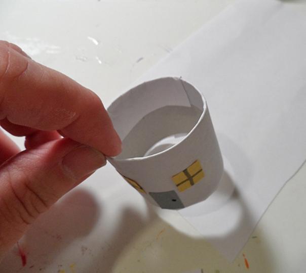 Détail de la maison d'un gnome.