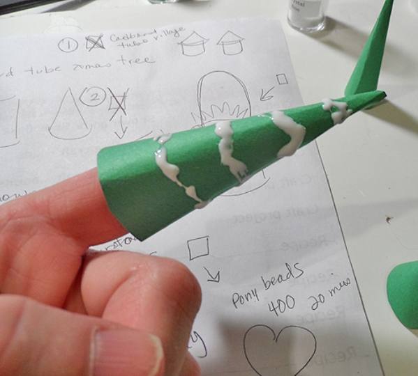 Toit de la maison d'un gnome.