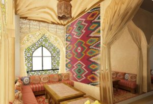 Attributs du style oriental à l'intérieur