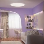 Conception de chambre avec un canapé au lieu d'un lit.