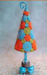 Sapin de Noël en dentelles 