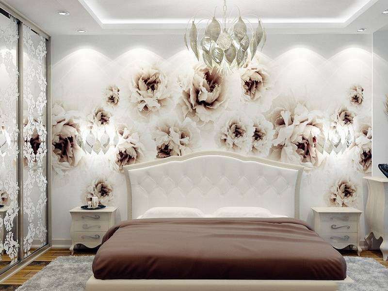 Papier peint photo pour la chambre.