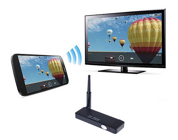 Connexion via Wi-Fi.