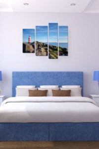 Quelle photo accrocher au dessus du lit dans la chambre