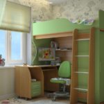 Lit mezzanine bricolage.