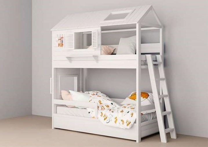 Lit de maison bricolage