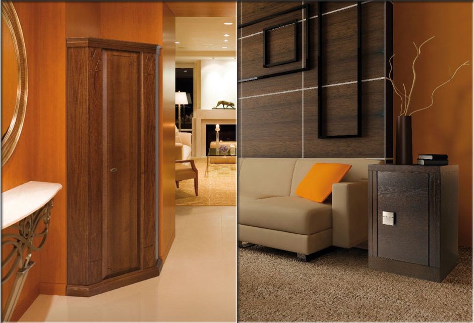 Déguiser le coffre-fort.