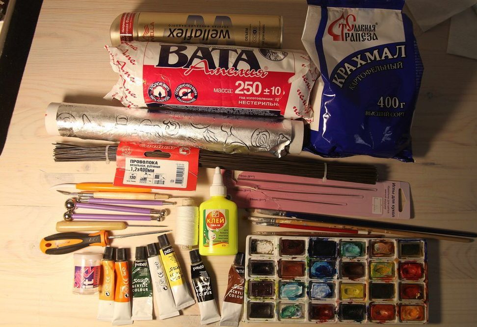 Matériaux pour jouets DIY en coton pour le sapin de Noël