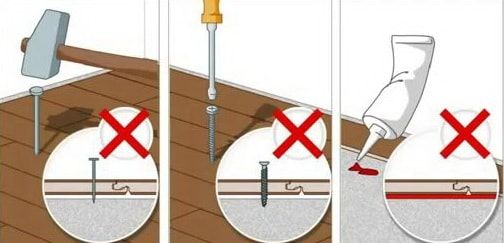 fixer le stratifié au sol