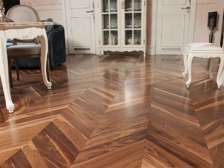 Caractéristiques du parquet.