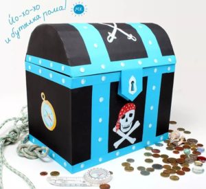 Coffre de pirate bricolage