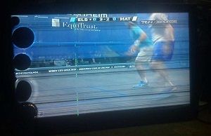 Dommages à l'écran du téléviseur