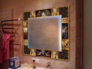 Cadre de miroir bricolage