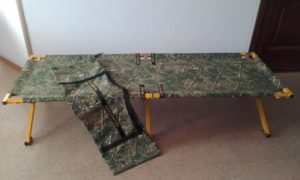 Lit pliant bricolage