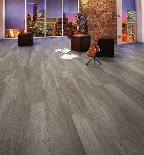 Linoléum gris à l'intérieur