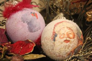 Boules DIY avec photos pour le sapin de Noël