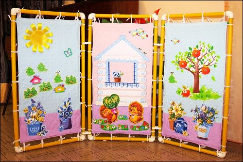 Paravent DIY pour la maternelle